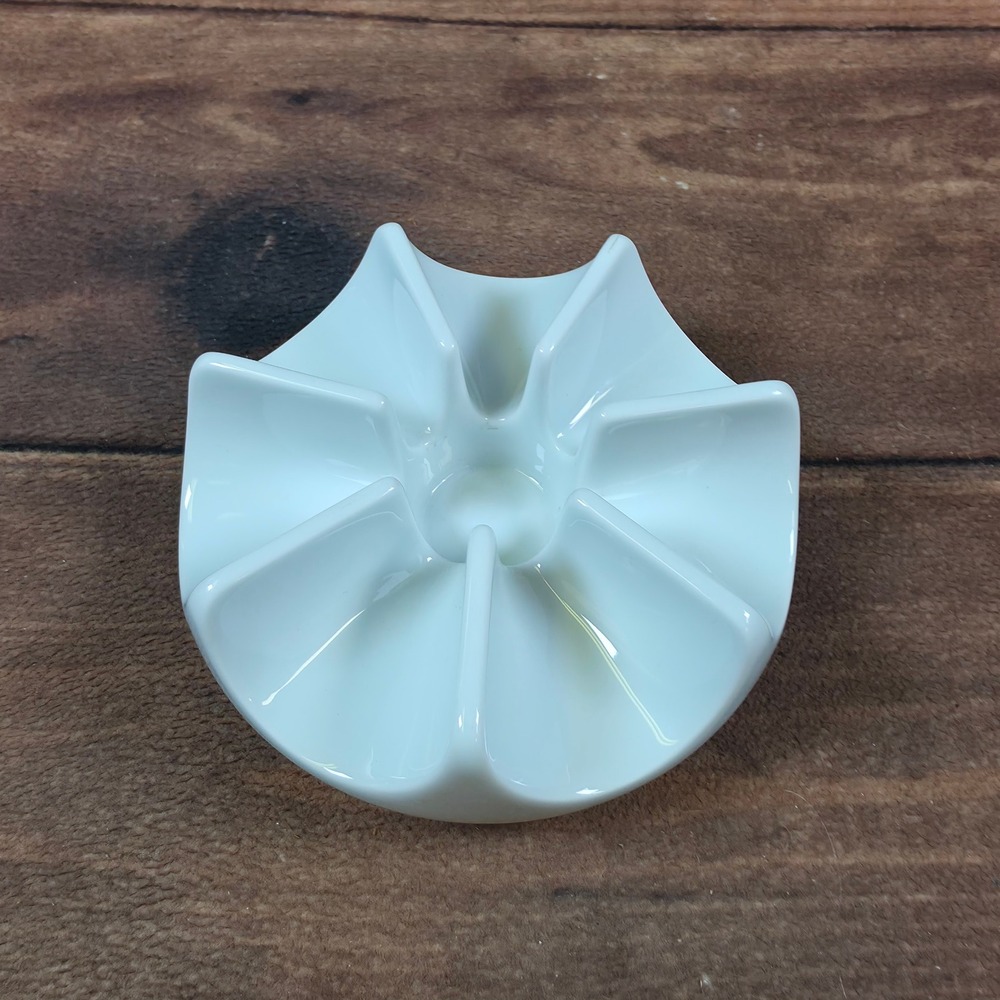 Arzberg Ashtray Home Decor 5.5in White Good Starburst Porcelain Germany